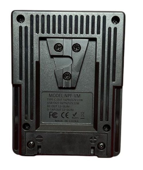 Andoer NPF-VM  NP-F550 / F750 / F970  Piller için  V-Montaj Dönüştürücü Adaptörü