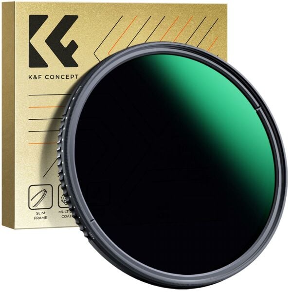 K&F Concept 82mm NANO-D SERIES (1.5-10 Stop) ND3-ND1000 Filtre