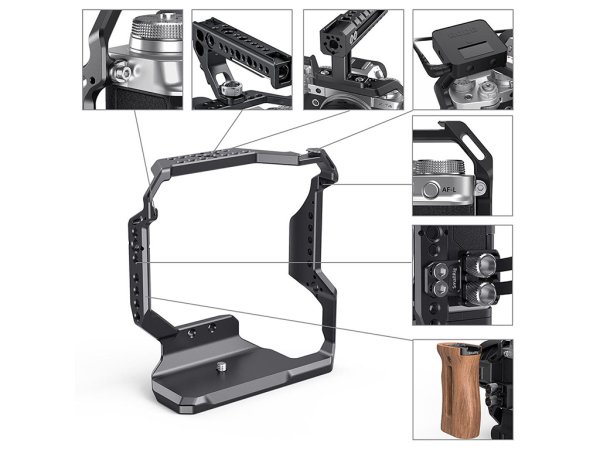 SmallRig CCF2810 FUJIFILM X-T4 Battery Gripli Kafes