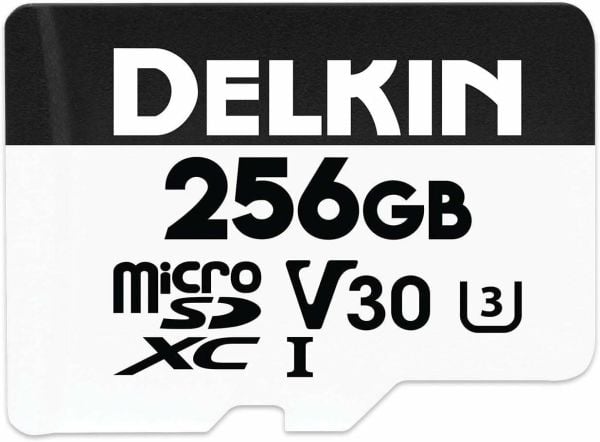 Delkin Devices 256GB V30 microSD Read 100MB/s Hafıza Kartı