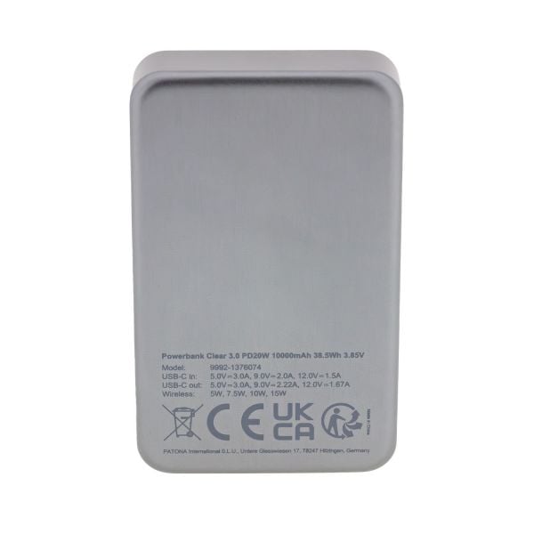 PATONA 9992 Premium Powebank Clear 3.0 PD 20W Magnetic 15W