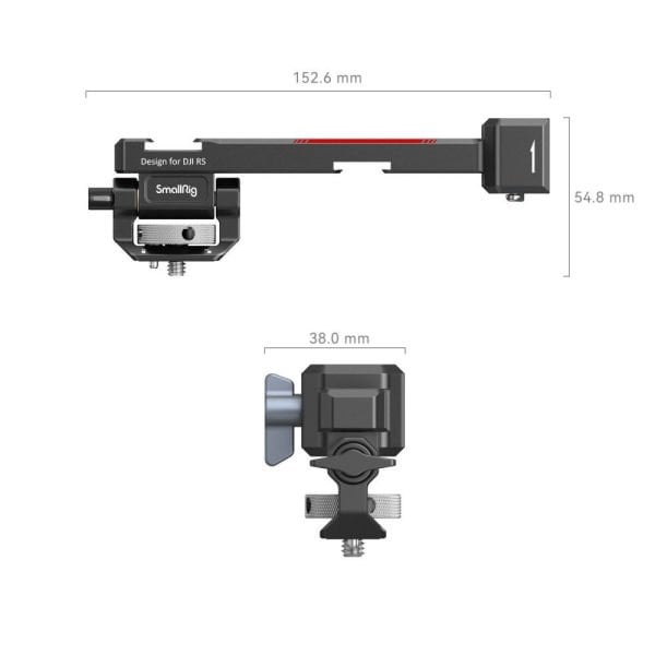 SmallRig 3026B DJI RS 2 / RSC 2 / RS 3 / RS 3 Pro / RS 3 Mini / RS 4 / RS 4 Pro  için  Monitör Montaj Desteği