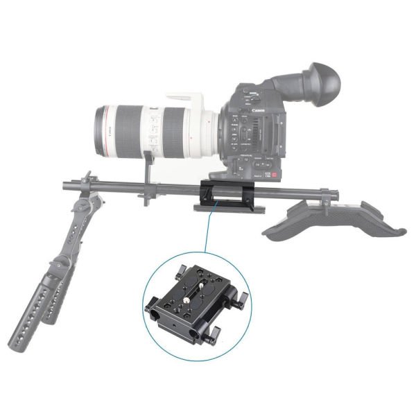 SmallRig 1798  15mm Çubuk Kelepçeli Taban Plakası