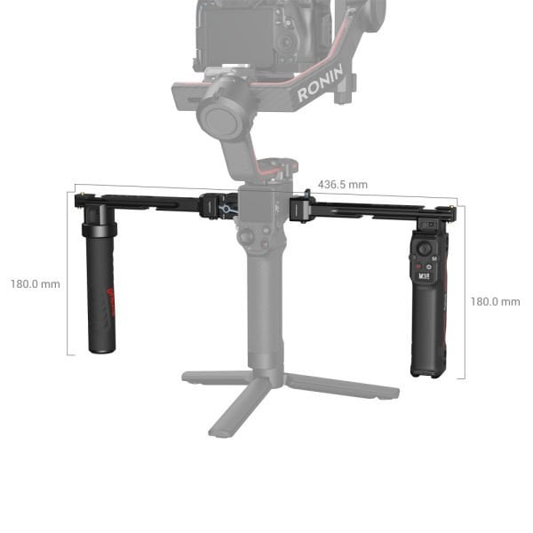 SmallRig 3954  DJI RS Serisi için Kablosuz Kontrollü Çift El Tutacağı