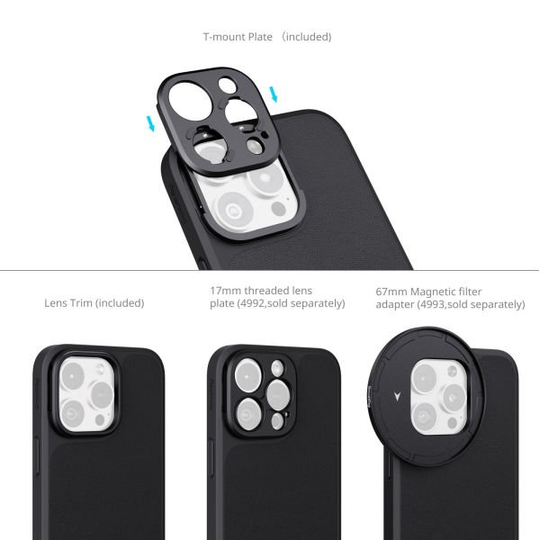 SmallRig 4987 iPhone 16 Pro Max FilMov Hafif Fotoğrafçılık Kılıf Seti