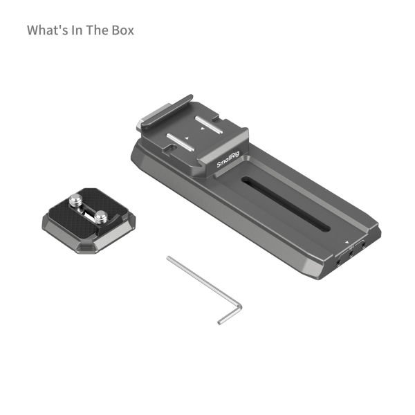 SmallRig 4638 DJI  DJI RS 2 / RSC 2 / RS3 / RS 3 Pro / RS 4 / RS 4 Pro için HawkLock H38 Manfrotto Hızlı Çıkarma Plakası