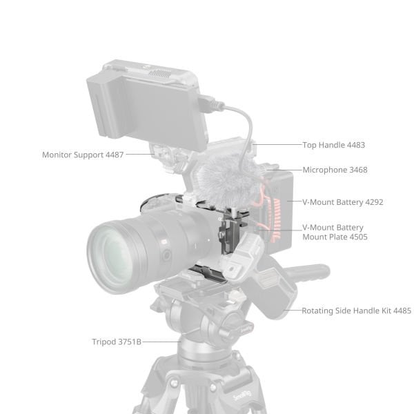 SmallRig 4770 Sony FX3 / FX30  için  HawkLock Hızlı Çıkarma Kafes Kiti