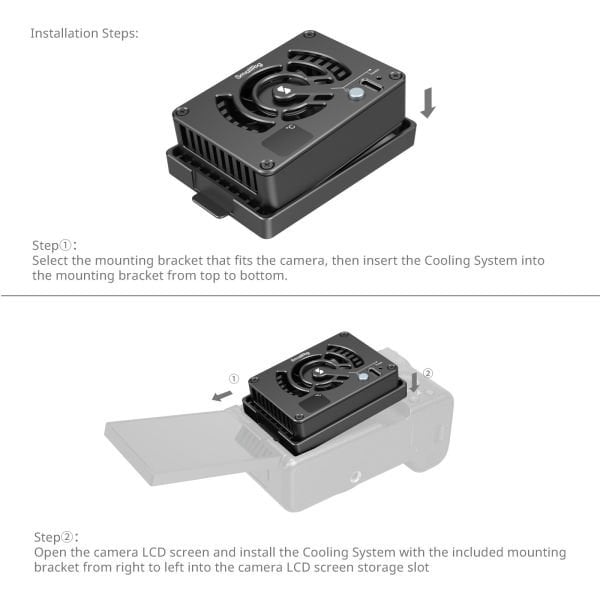 SmallRig 4815 Sony / Canon / FUJIFILM Kameralar için  Soğutma Fanı