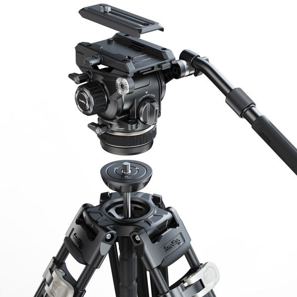 SmallRig AD-120 4463 Ağır Hizmet Tipi Karbon Fiber Tripod Seti