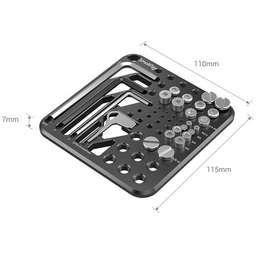 SmallRig MD3184 Vida ve Hex Anahtar Saklama Plakası