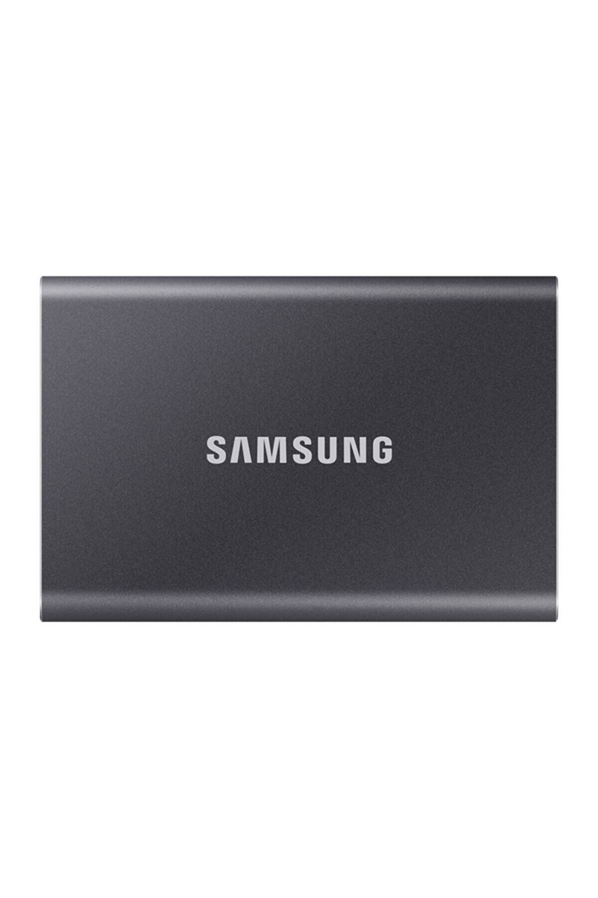 Samsung T7 1 Tb Usb 3.2 Gen 2 (10gbps, Type-c) Taşınabilir Ssd Gri Mu-pc1t0t MU-PC1T0T/WW