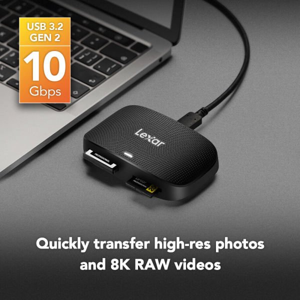 Lexar RW520U CFexpress Type-B/SD USB 3.2 Gen2 Kart Okuyucu