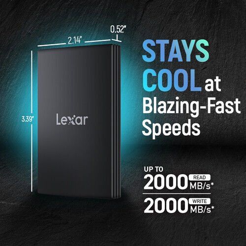 Lexar 1TB ARMOR 700 USB 3.2 Gen 2000 MB/s Read 2000 Mb/s Write Taşınabilir SSD