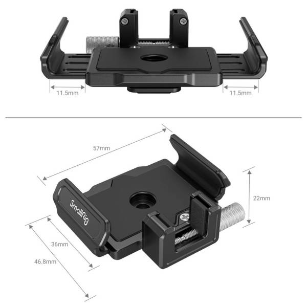 SmallRig 3272 BMPCC 6K PRO için T5 / T7 SSD Tutucu