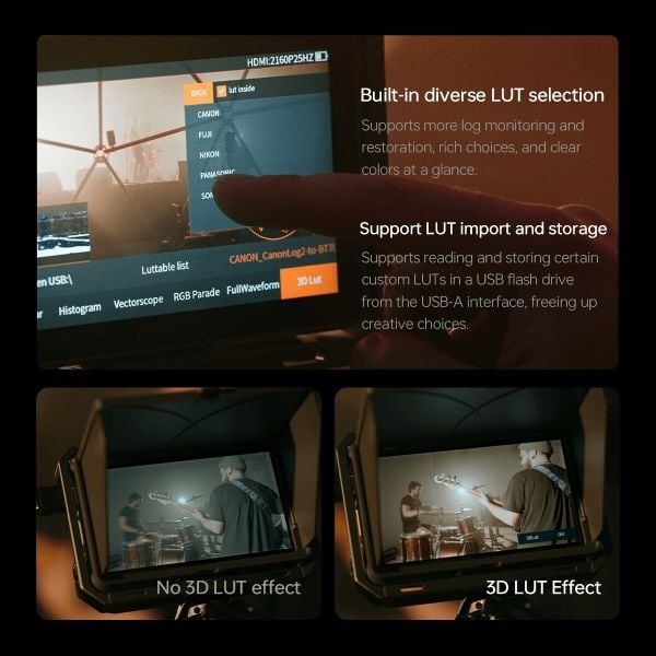 Viltrox DC-X3 6'' HDMI/SDI 2000 nit Monitör