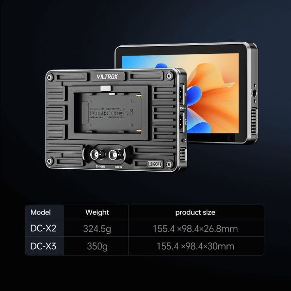 Viltrox DC-X3 6'' HDMI/SDI 2000 nit Monitör