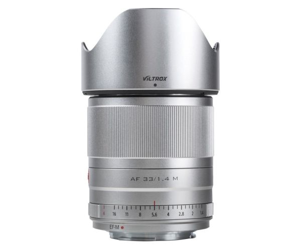 VILTROX AF 33MM F1.4 M SİLVER LENS-CANON EF M-MOUNT