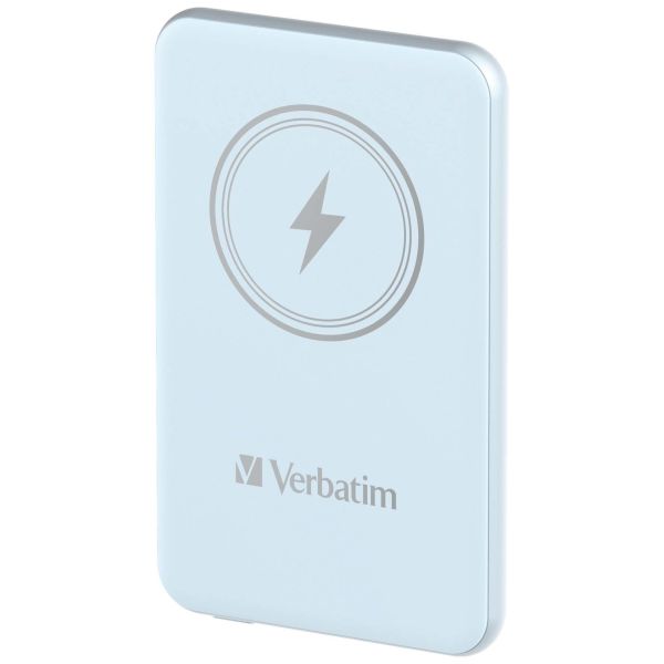 VERBATIM 32242 Magsafe 5000 Mah Manyetik Kablosuz Mavi Powerbank