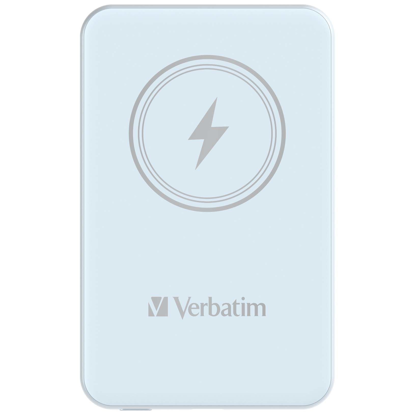 VERBATIM 32242 Magsafe 5000 Mah Manyetik Kablosuz Mavi Powerbank