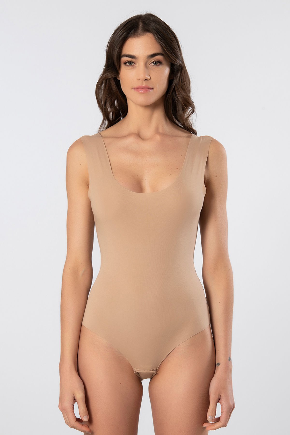 Türen Kadın Lazer Kesim Pamuklu Çıtçıtlı Body