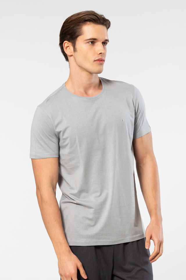 Cacharel Erkek Bisiklet Yaka T-shirt