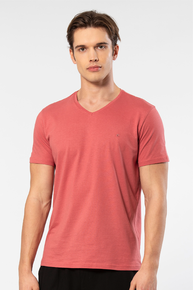 Cacharel Erkek V Yaka T-shirt