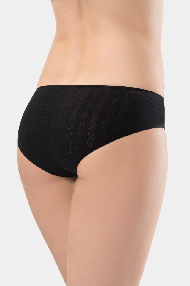 Türen Kadın Jakarlı 2\'li Pamuklu Bikini Külot