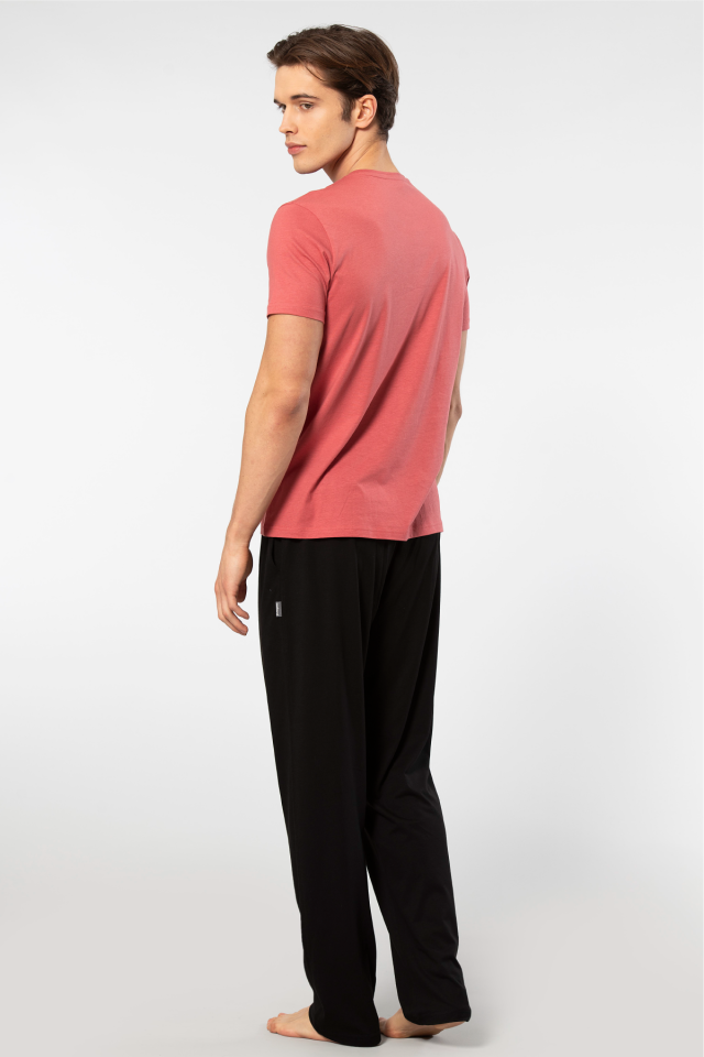 Cacharel Erkek Kısa Kollu Modal Pijama Takımı