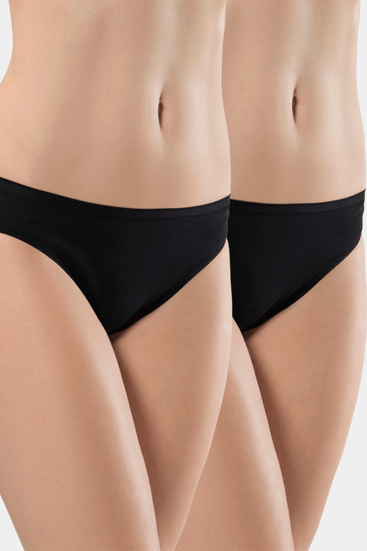 Türen Kadın Biyeli Pamuklu Bikini Külot 2'li Paket