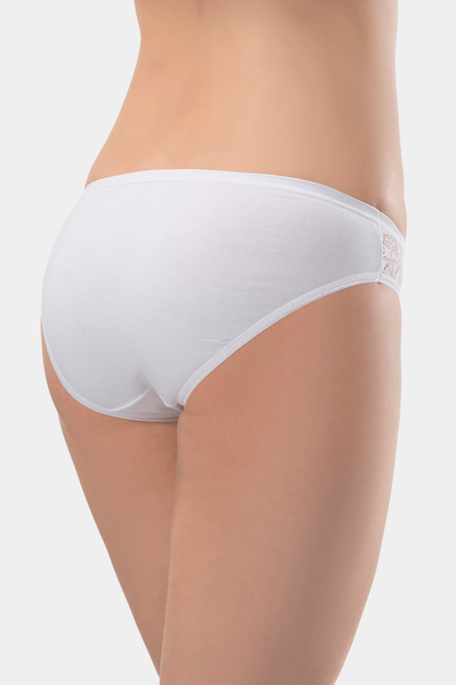 Türen Kadın Likralı Dantelli Bikini (2\'li Paket)