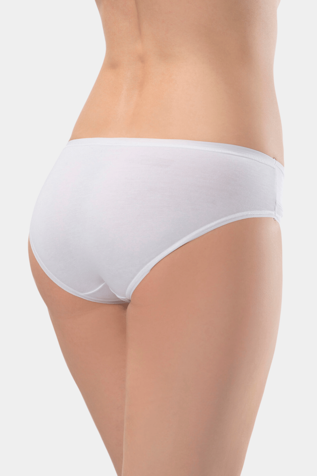 Türen Kadın Beli Lastikli Likralı 2\'li Pamuklu Bikini Külot