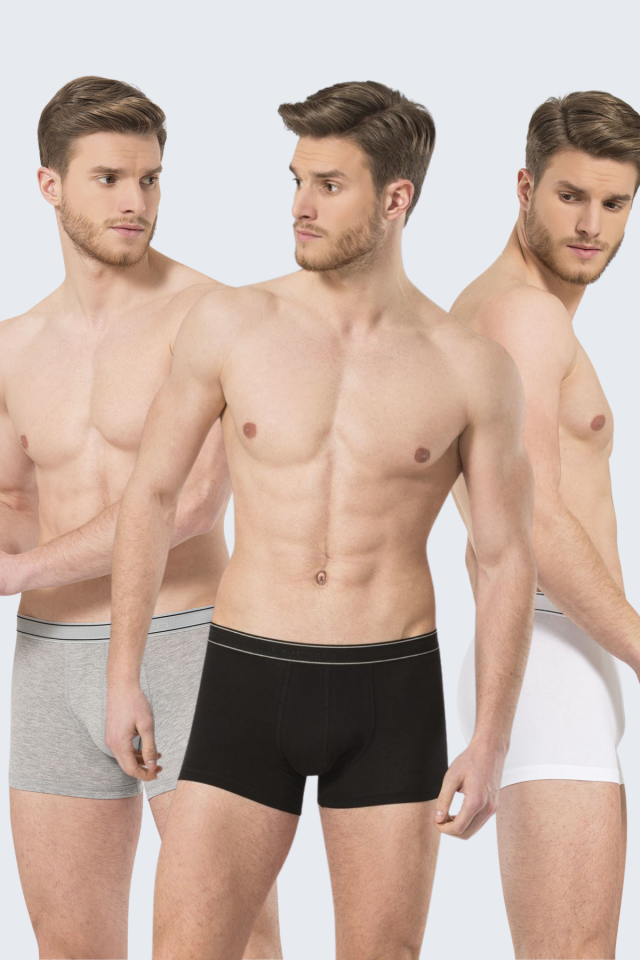 Türen Erkek Likralı 3\'lü Boxer