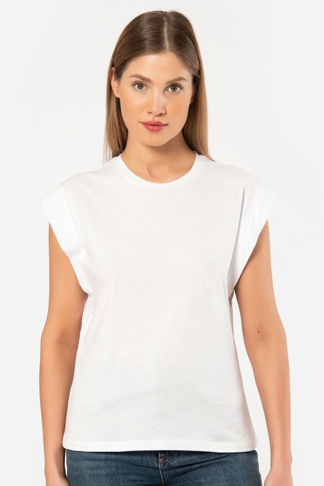 Türen Kadın Vatka Görünümlü T-shirt
