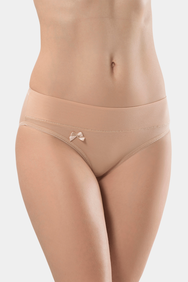 Türen Kadın Beli Lastikli Likralı 2\'li Pamuklu Bikini Külot