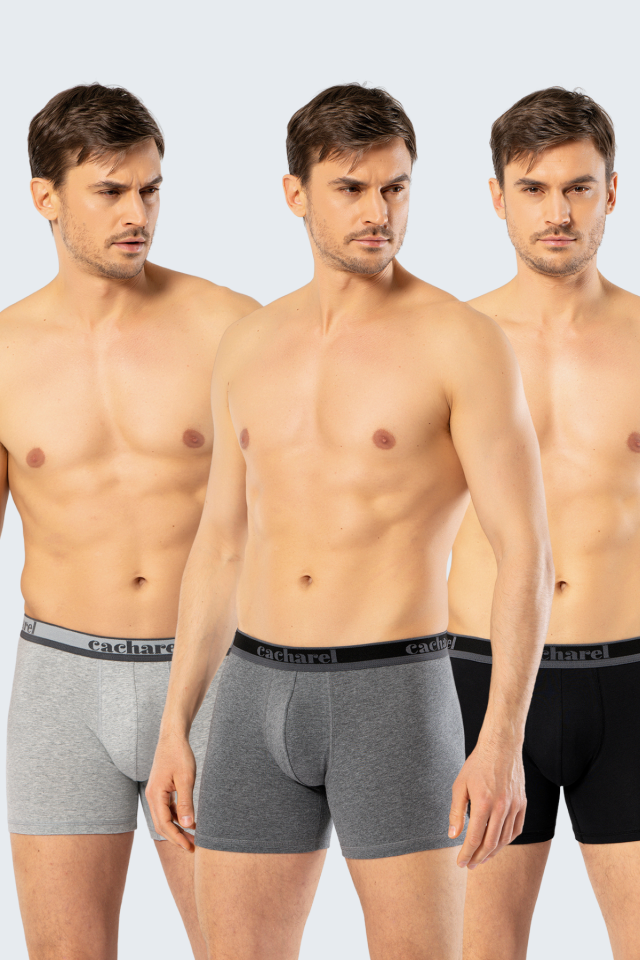 Cacharel Erkek Uzun Paçalı 3\'lü Boxer