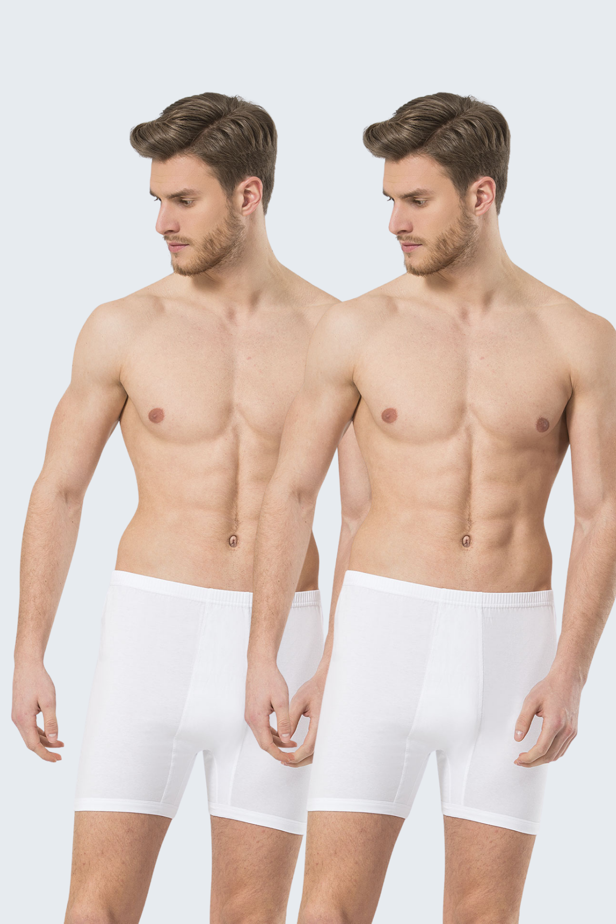 Türen Erkek Penye Arjantin Boxer (2\'li Paket)