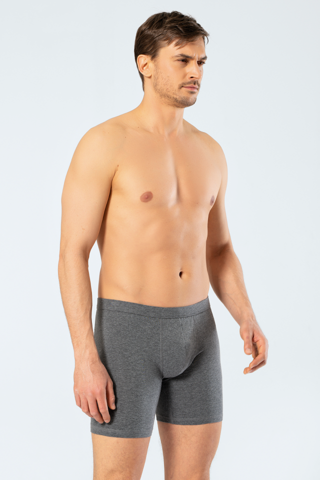 Cacharel Erkek Likralı Uzun Boxer (Bel Bantlı)