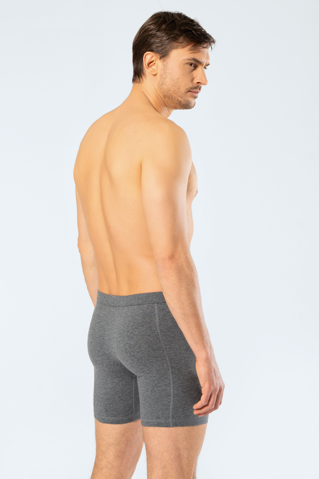 Cacharel Erkek Likralı Uzun Boxer (Bel Bantlı)