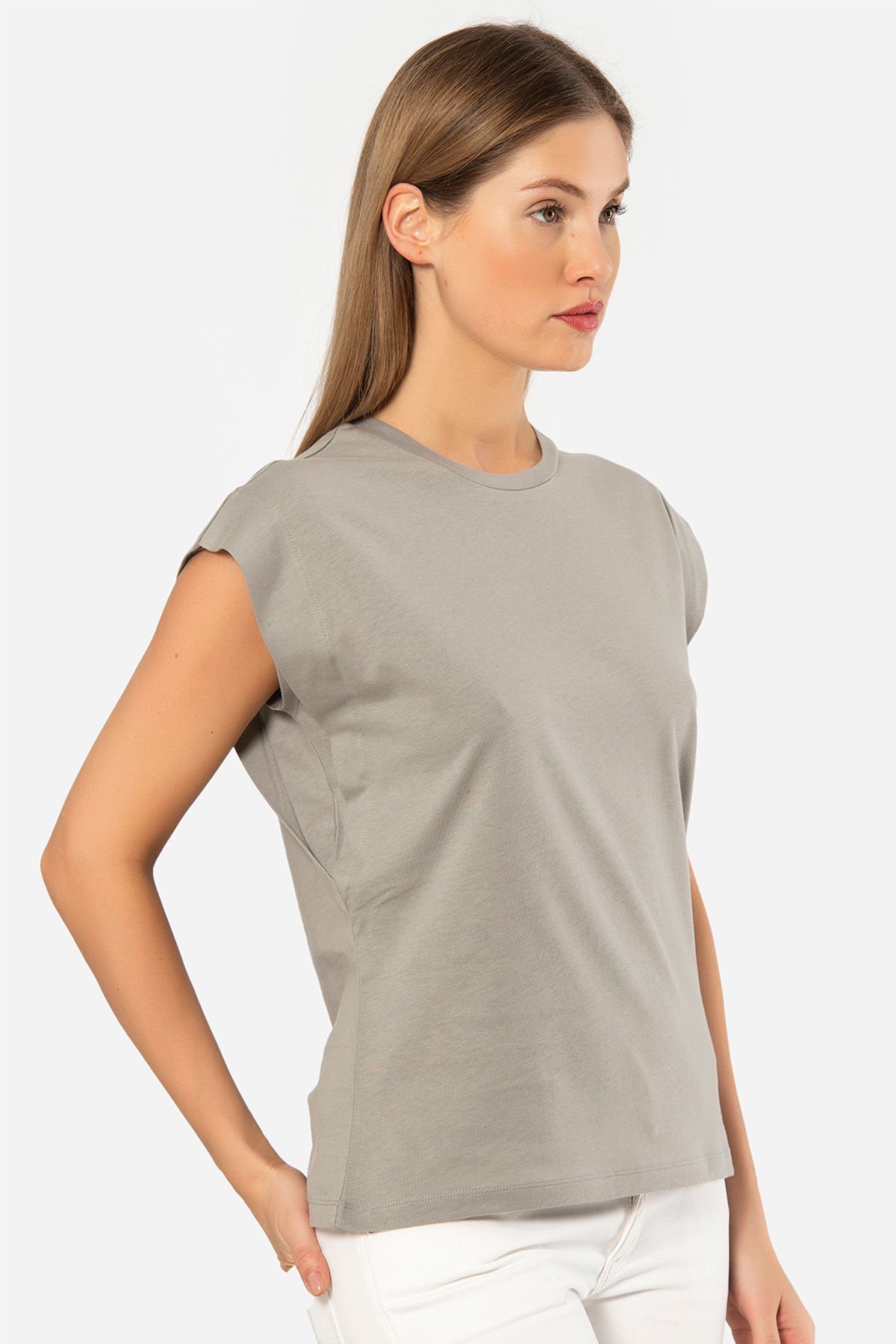 Türen Kadın Vatka Görünümlü T-shirt