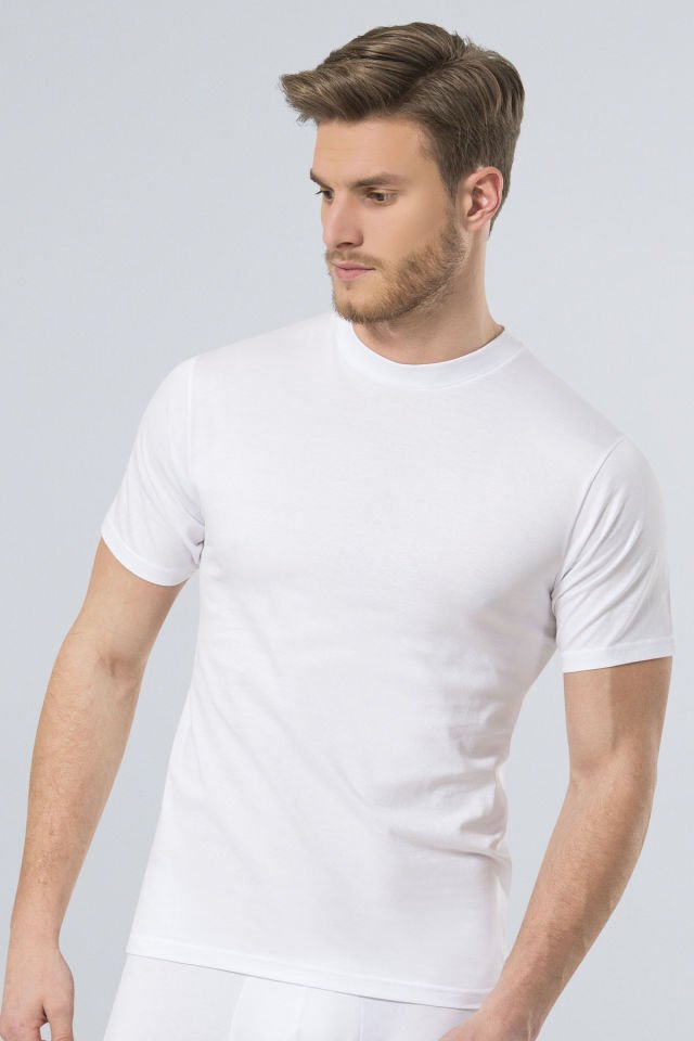 Türen Erkek 2\'li Bisiklet Yaka Fanila