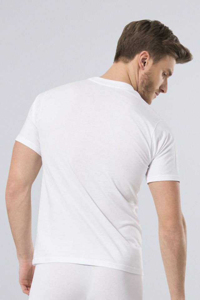 Türen Erkek 2\'li Bisiklet Yaka Fanila