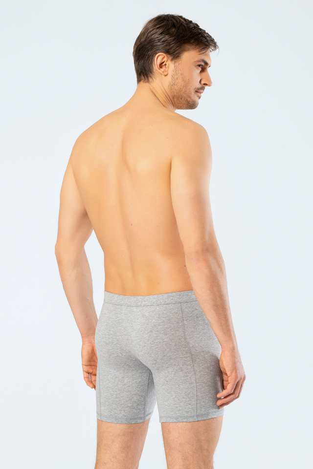 Cacharel Erkek Likralı Uzun Boxer (Bel Bantlı)