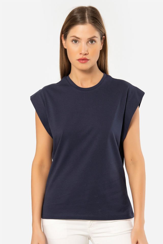 Türen Kadın Vatka Görünümlü T-shirt