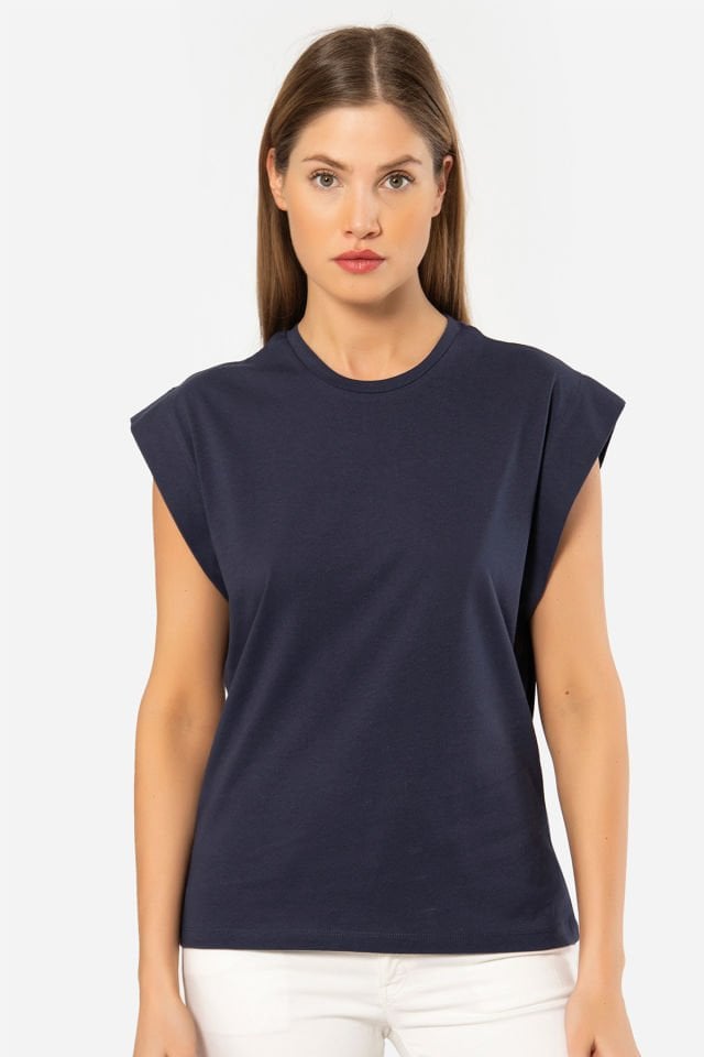 Türen Kadın Vatka Görünümlü T-shirt
