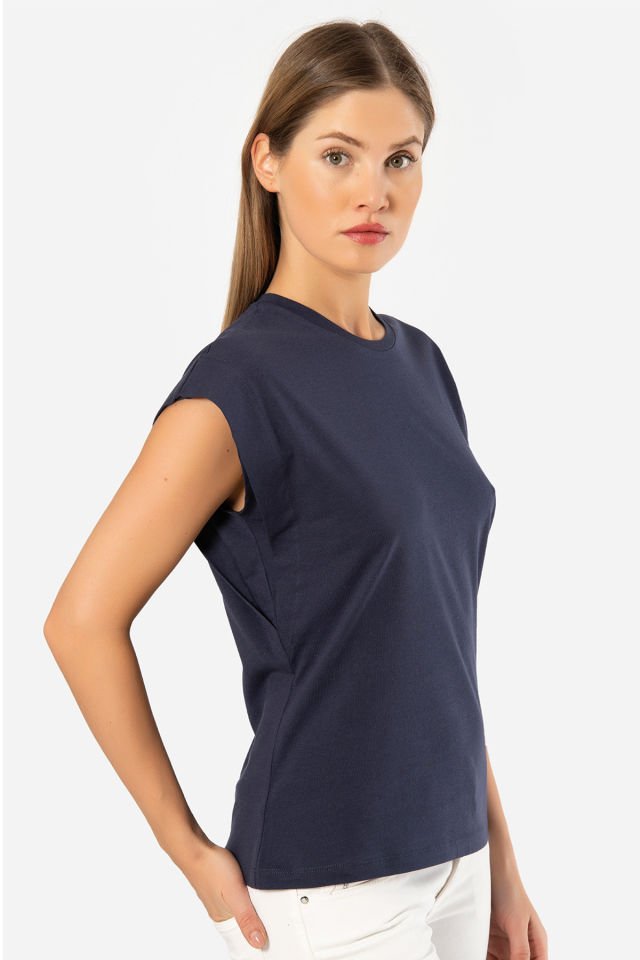 Türen Kadın Vatka Görünümlü T-shirt