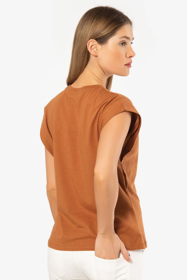 Türen Kadın Vatka Görünümlü T-shirt