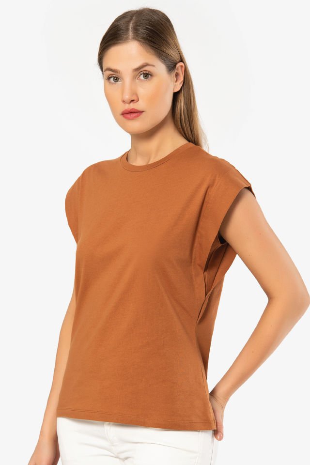 Türen Kadın Vatka Görünümlü T-shirt