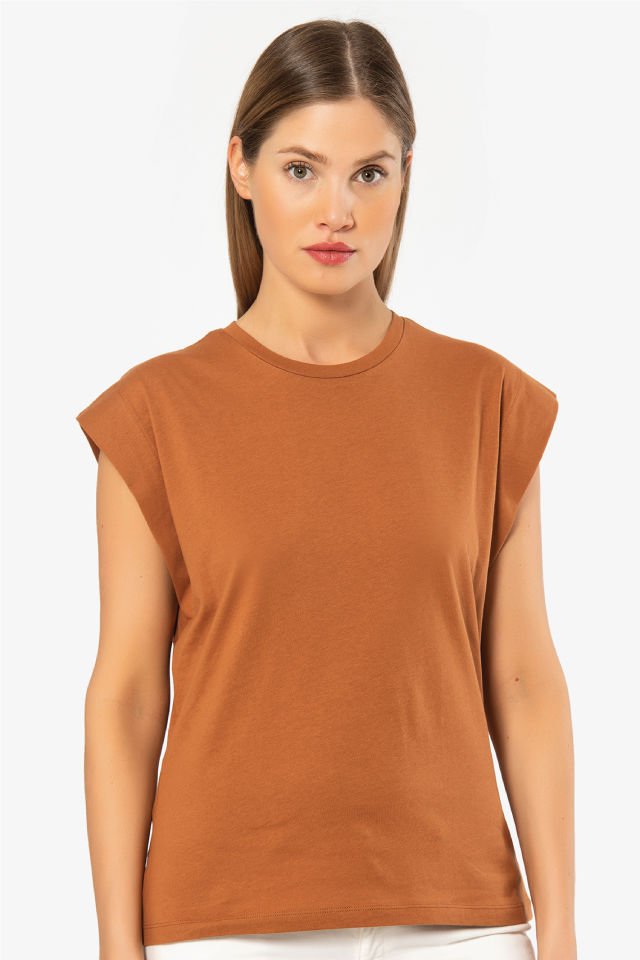 Türen Kadın Vatka Görünümlü T-shirt