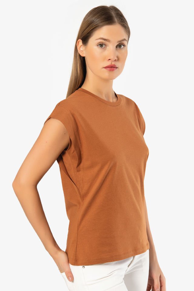 Türen Kadın Vatka Görünümlü T-shirt
