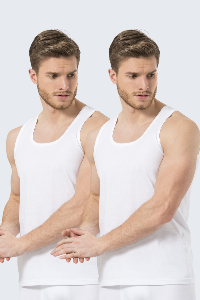 Türen Erkek Bantlı Atlet (2\'li Paket)
